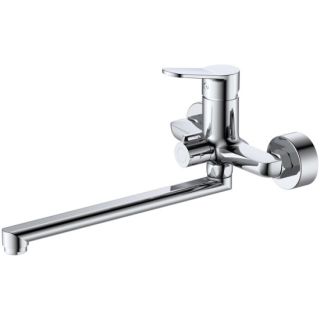 Смеситель для ванны с душем DQ Leipzig длинный излив хром (DA1763301)